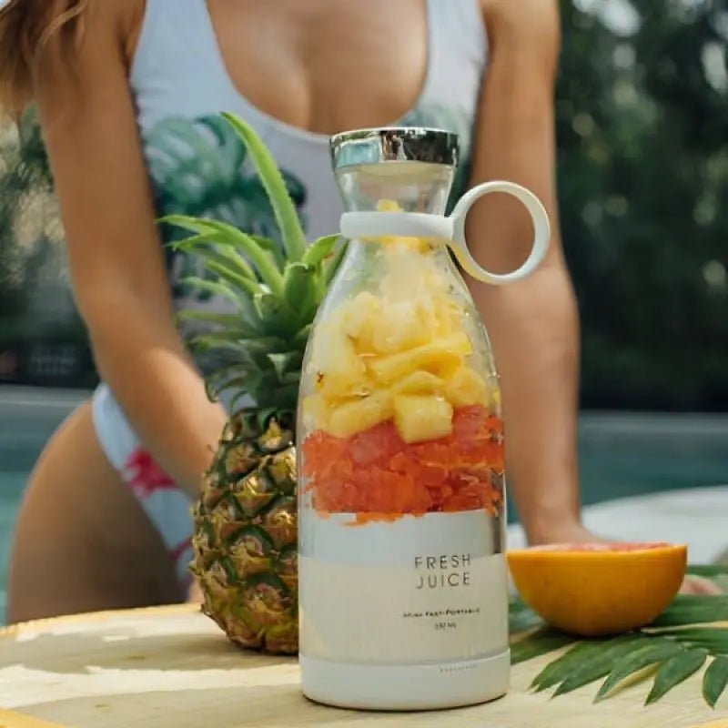 Licuadora desintoxicante portátil: ¡prepara batidos y jugos en cualquier lugar!